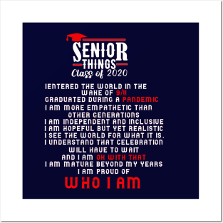 senior thing 2020 class of 2020 graduation gift Posters and Art